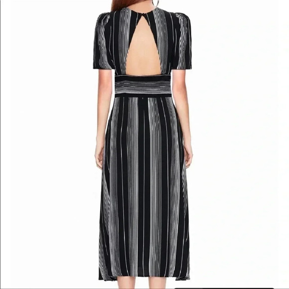 AFRM Lala High Neck Midi Dress Size Medium - Picture 3 of 13